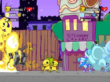 Alien Hominid screen shot game playing